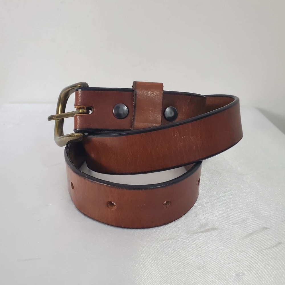 Vintage Belt Brown Leather Belt